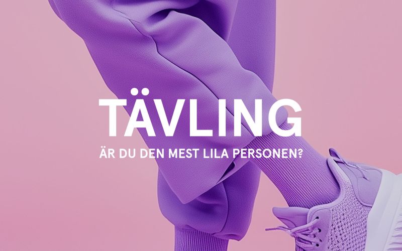 lila byxor och skor